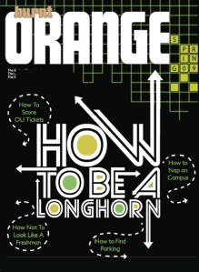 Cover of burntORANGE magazine - Spring 2009